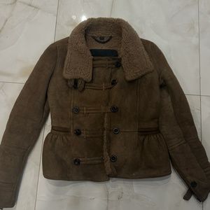 BURBERRY VELVET TANNED JACKET